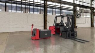 Mithilfe des Load-Balancings kann jeder Kunde die für seine lokale Energieinfrastruktur passende Ladestrategie entwickeln. Load-Balancing des Elektrostaplers E30 von Linde Material Handling