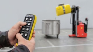 Video zum ferngesteuerten Fasshandling Video zum ferngesteuerten Fasshandling