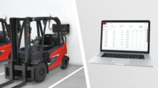 Der connect:charger sammelt Daten am Ladegerät. connect:charger von Linde Material Handling